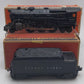 Lionel 2035 Vintage O 2-6-4 Diecast Postwar Steam Locomotive w/ 6466WX Tender EX/Box