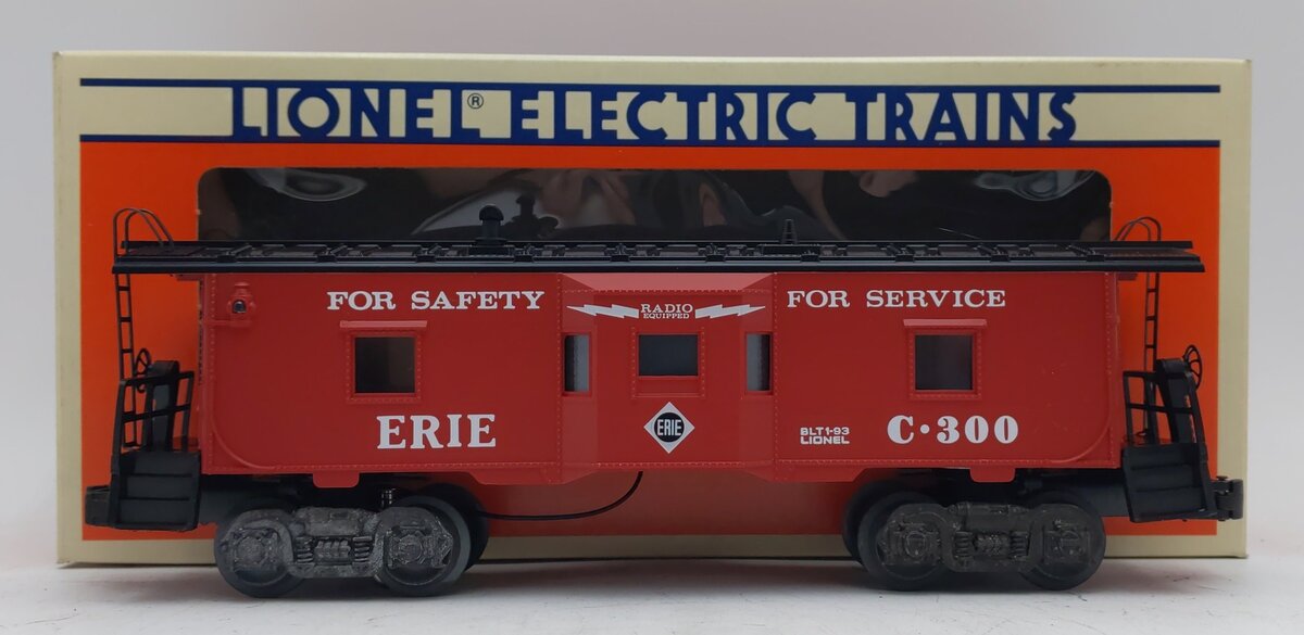 Lionel 6-19719 O Erie Bay Window Caboose W/Illuminated Interior #C-300 NIB