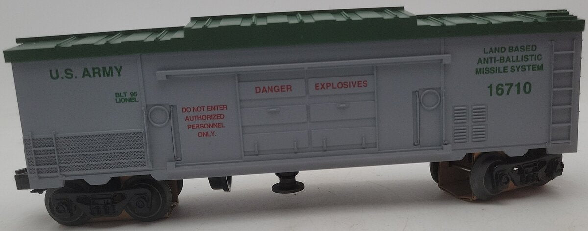 Lionel 6-16710 O Gauge Operating U.S. Army Missile Car #16710 EX/Box