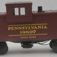 Lionel 6-19807 O Gauge Pennsylvania Extended Vision Smoking Caboose #19807 EX/Box