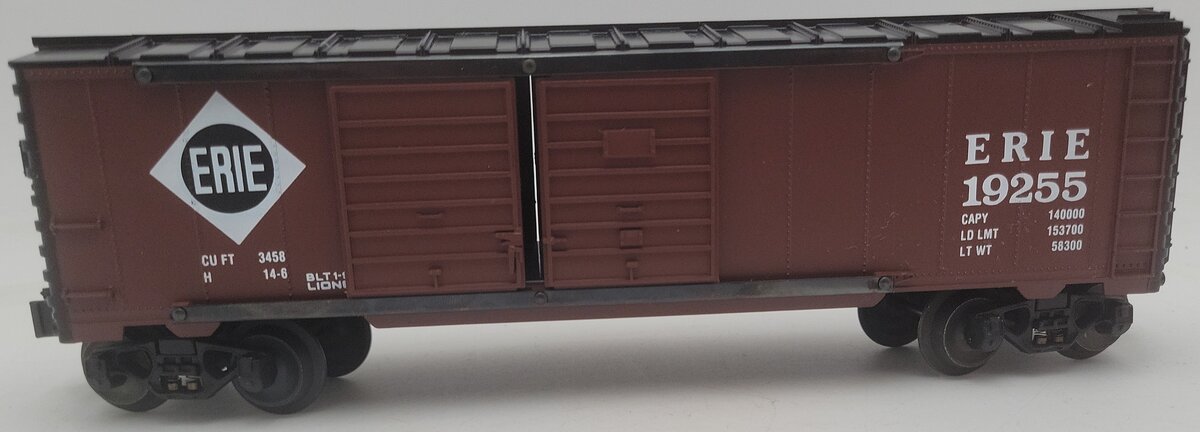 Lionel 6-19255 O Gauge Erie Double Door Boxcar #19255 EX/Box