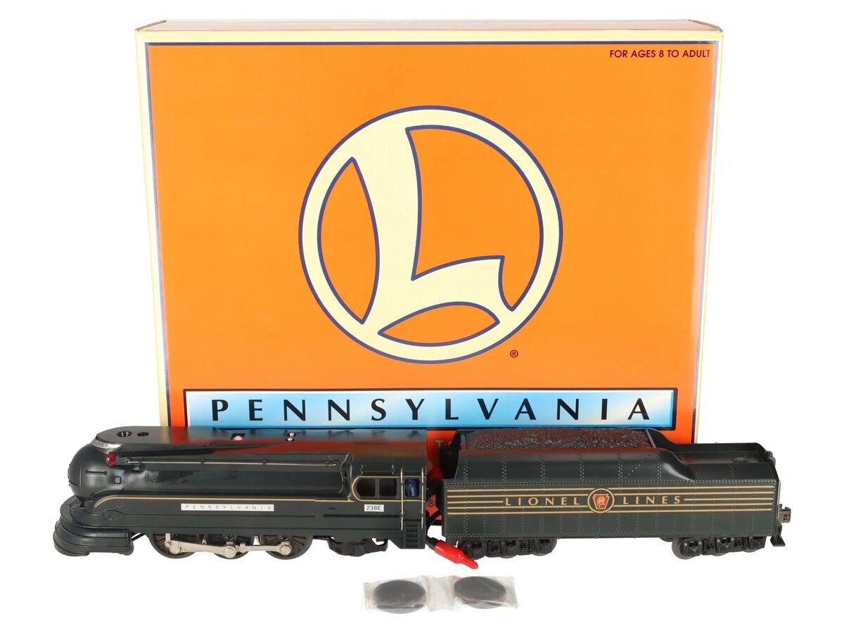 Lionel 6-18052 O Gauge Pennsylvania K-4 Torpedo Steam Locomotive & Tender #238E MT/Box