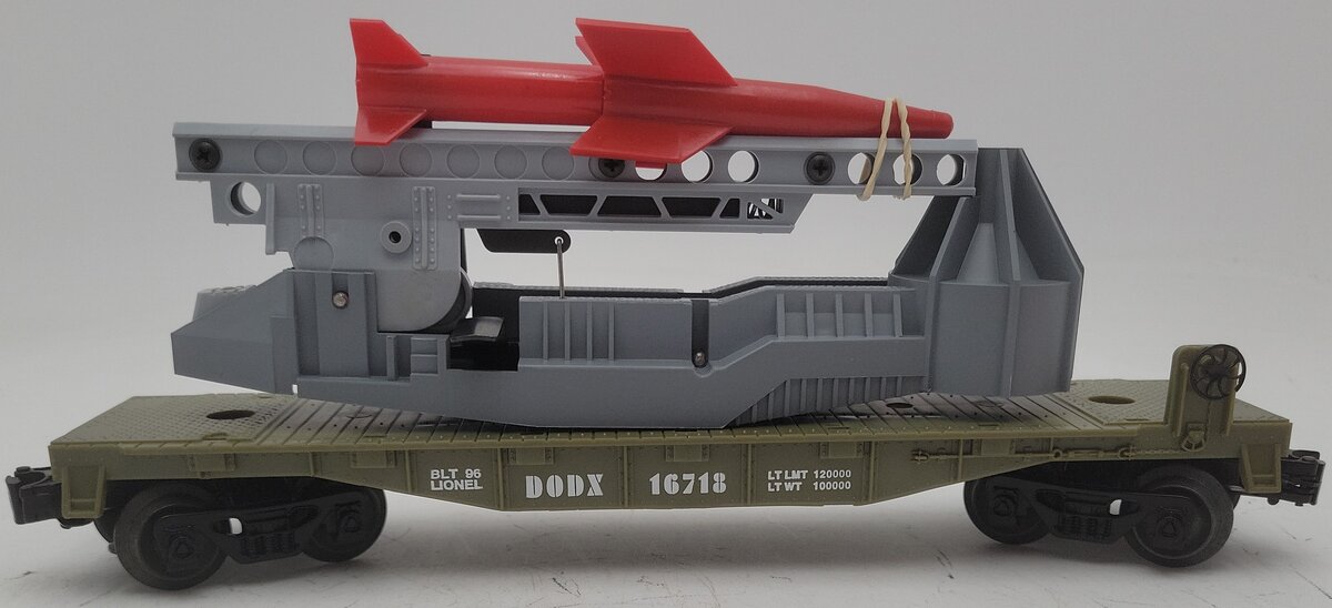 Lionel 6-16718 O Gauge U.S. Marine Corps Missile-Launching Car EX/Box