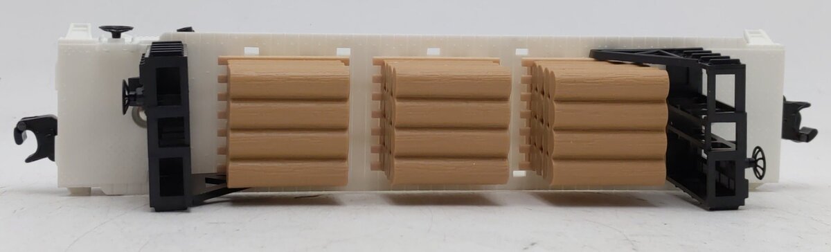 Lionel 6-16379 O Gauge Northern Pacific Flatcar w/ Wood Load NIB