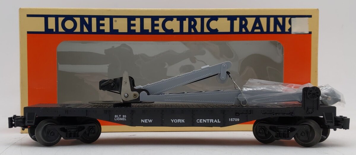 Lionel 6-16709 O Gauge New York Central Derrick Car LN/Box