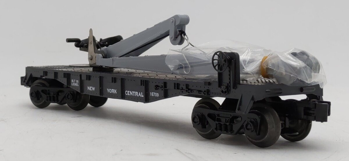 Lionel 6-16709 O Gauge New York Central Derrick Car LN/Box