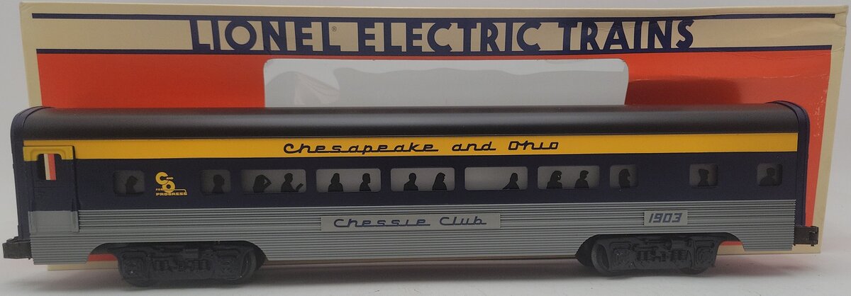Lionel 6-19148 O Chesapeake & Ohio Aluminum "Chessie Club" Passenger Car #1903 EX/Box