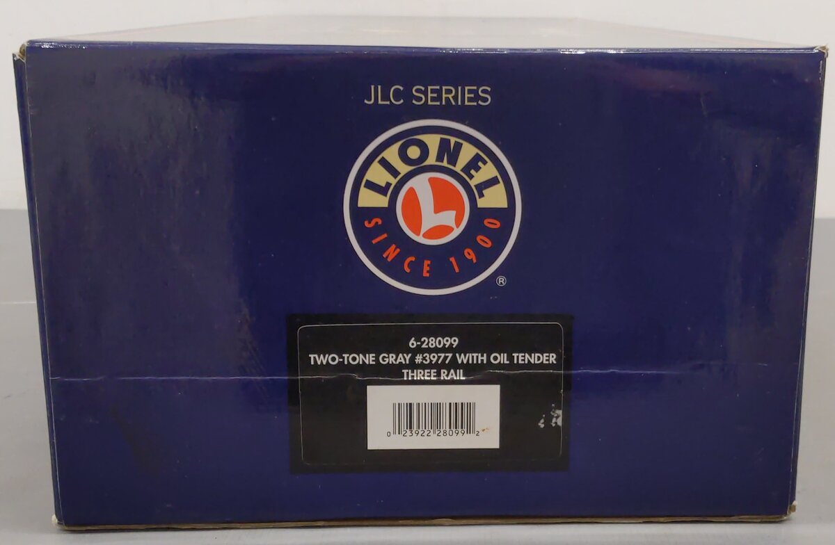 Lionel 6-28099 O Gauge UP 4-6-6-4 Challenger Steam Locomotive & Tender #3977 EX/Box