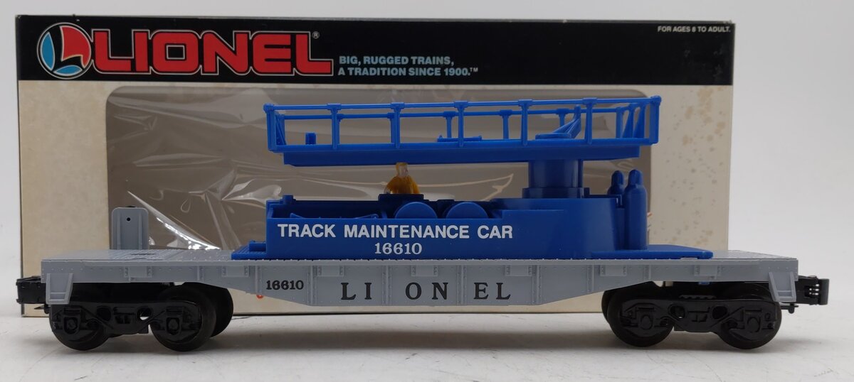 Lionel 6-16610 O Gauge Track Maintenance Car #16610 NIB