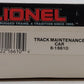 Lionel 6-16610 O Gauge Track Maintenance Car #16610 NIB