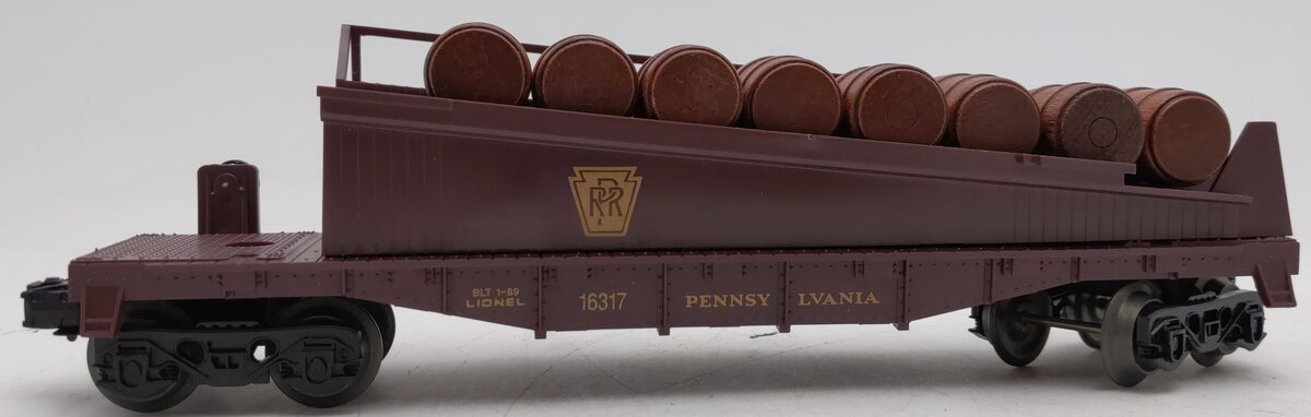 Lionel 6-16317 O Gauge Pennsylvania Barrel Ramp Car #16317 LN/Box