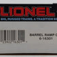Lionel 6-16301 O Gauge Barrel Ramp Car NIB
