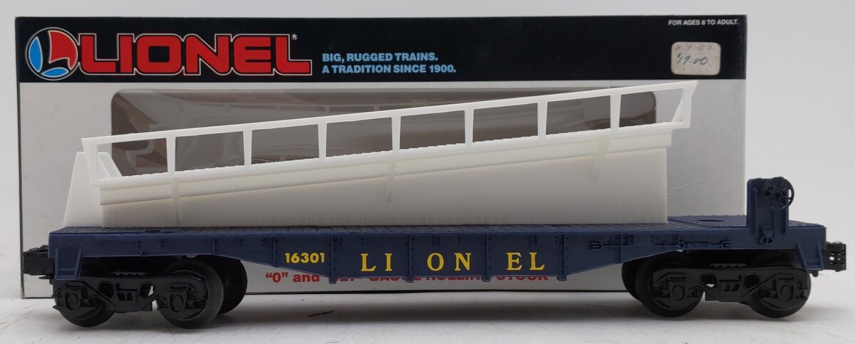 Lionel 6-16301 O Gauge Barrel Ramp Car NIB