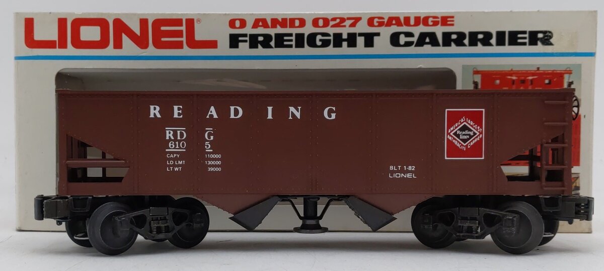 Lionel 6-6105 O Gauge Reading Operating Hopper #6105 LN/Box