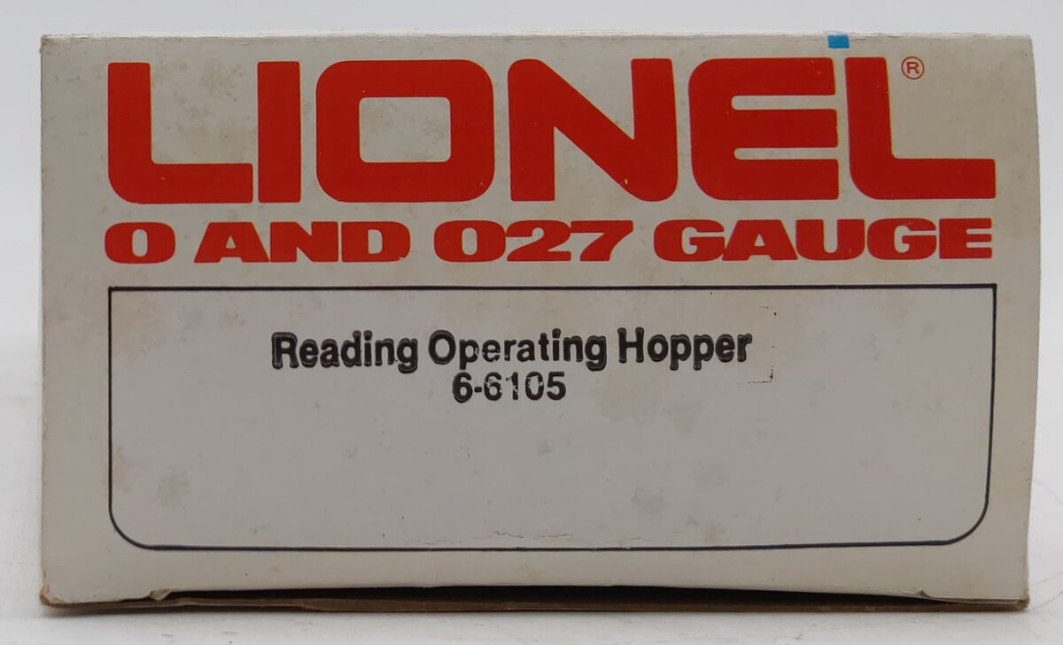 Lionel 6-6105 O Gauge Reading Operating Hopper #6105 LN/Box