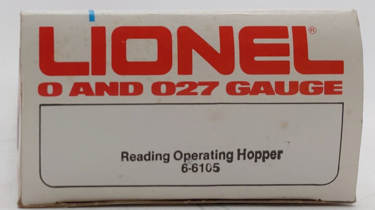 Lionel 6-6105 O Gauge Reading Operating Hopper #6105 LN/Box