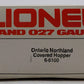 Lionel 6-6100 O Gauge Ontario Northland Covered Quad Hopper NIB