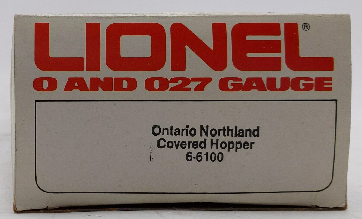 Lionel 6-6100 O Gauge Ontario Northland Covered Quad Hopper NIB