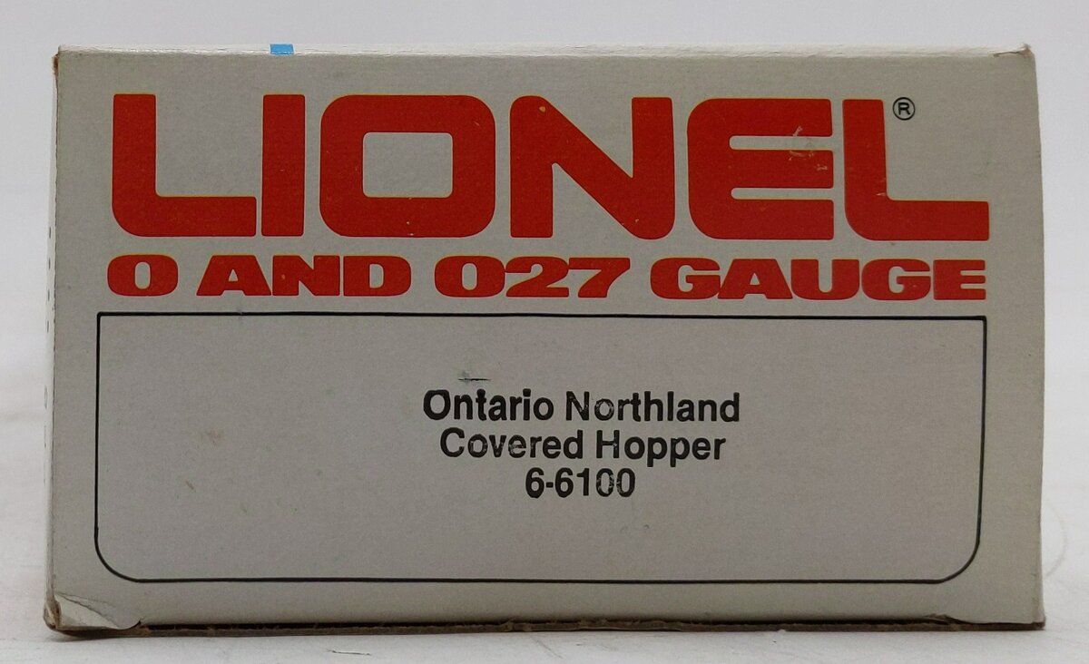 Lionel 6-6100 O Gauge Ontario Northland Covered Quad Hopper NIB