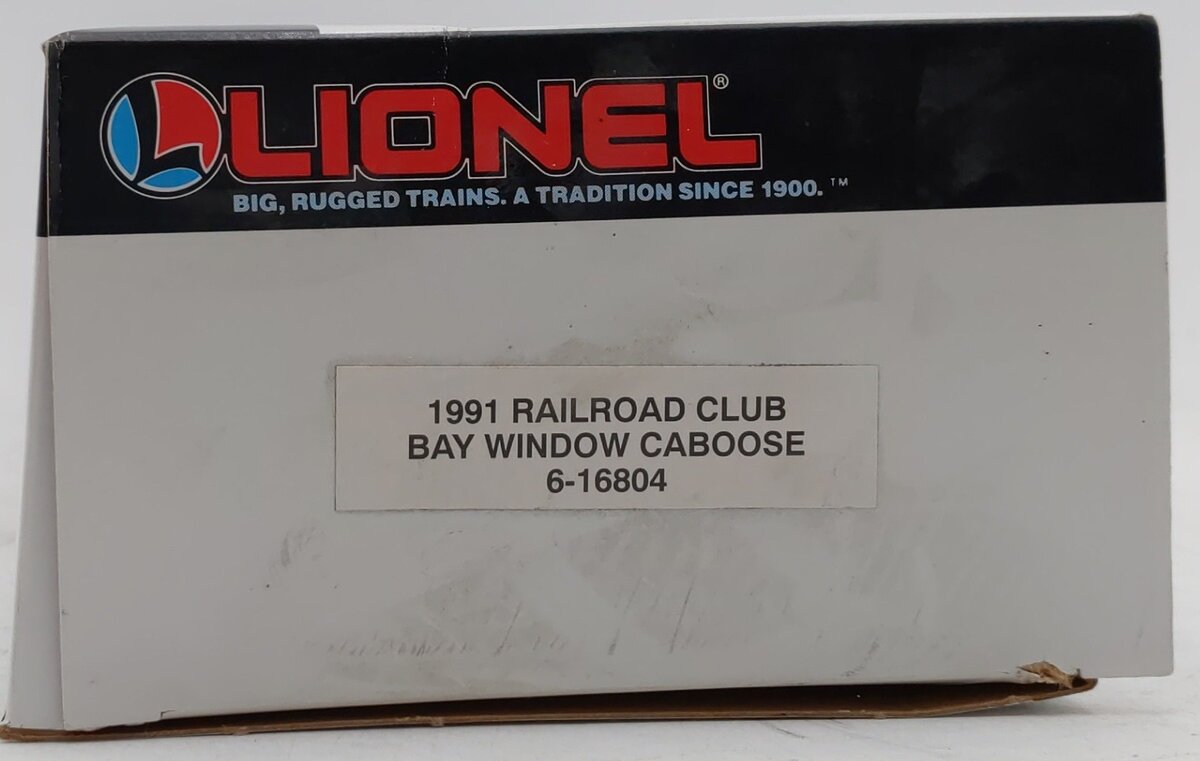 Lionel 6-16804 O Gauge Lionel Railroader Club Bay Window Caboose #16804 LN/Box