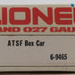 Lionel 6-9465 O Gauge AT&SF Green Boxcar #9465 LN/Box