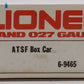 Lionel 6-9465 O Gauge AT&SF Green Boxcar #9465 LN/Box