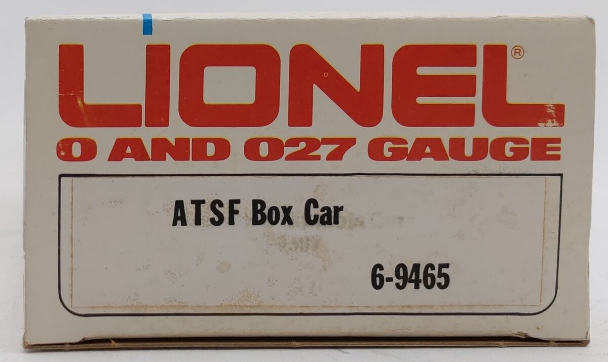 Lionel 6-9465 O Gauge AT&SF Green Boxcar #9465 LN/Box