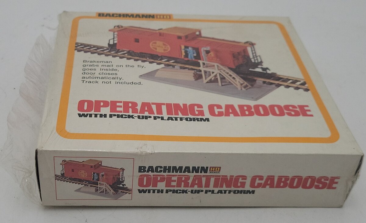 Bachmann 1428 HO Santa Fe Operating Caboose w/Pick-Up Platform #999628 NIB