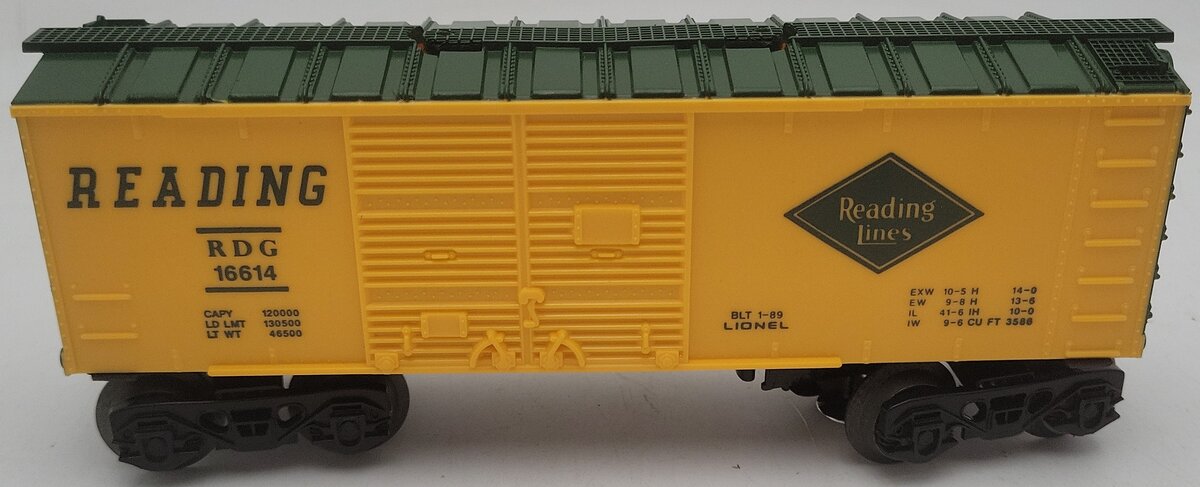 Lionel 6-16614 O Gauge Reading Operating Cop and Hobo Boxcar EX/Box