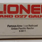 Lionel 6-9811 O Gauge SP/UP FARR Pacific Fruit Express Reefer Car #9811 LN/Box