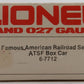 Lionel 6-7712 O Gauge ATSF Famous American Railroad Series Box Car LN/Box