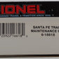 Lionel 6-16618 O Gauge Santa Fe Track Maintenance Car NIB