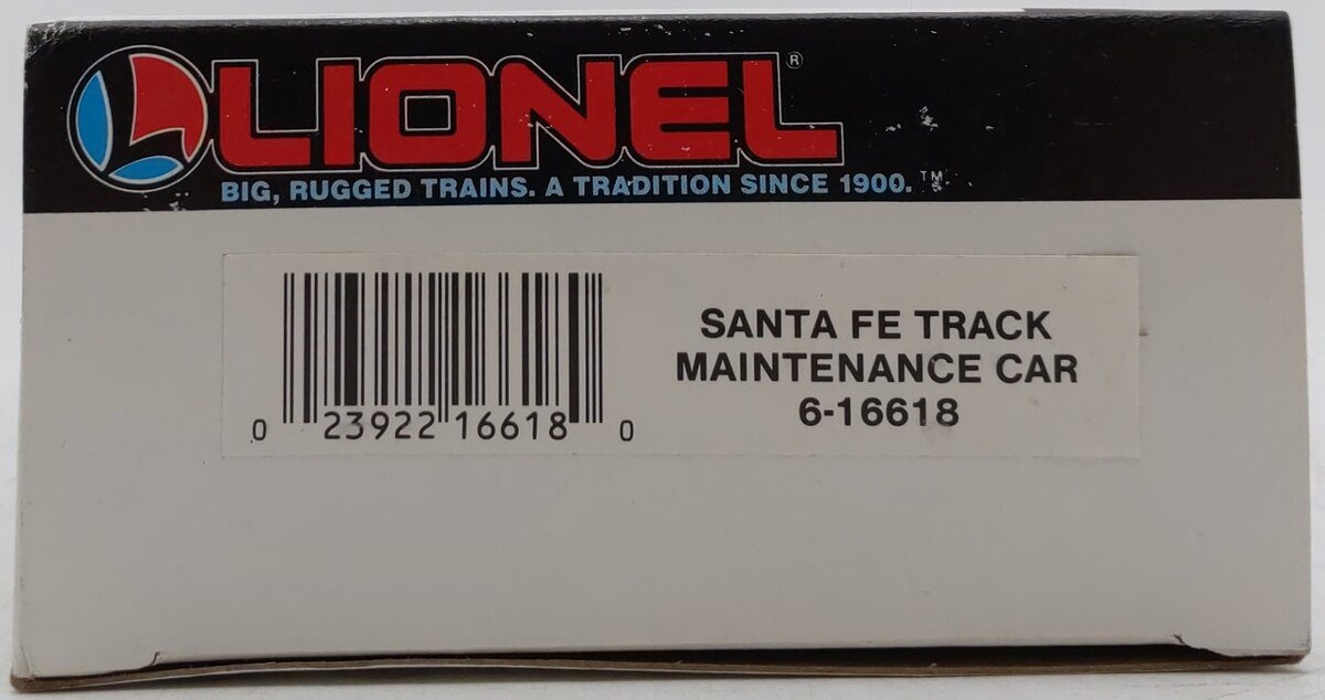 Lionel 6-16618 O Gauge Santa Fe Track Maintenance Car NIB