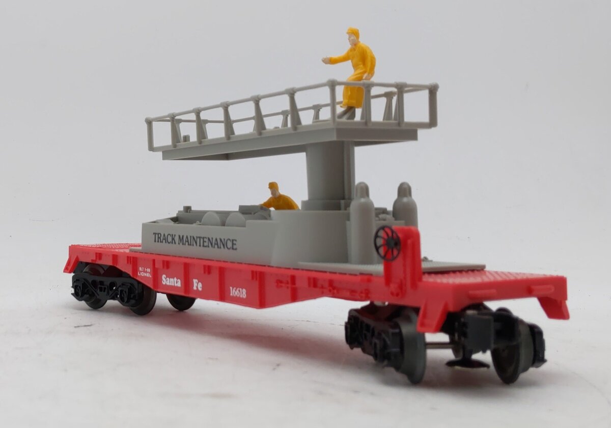 Lionel 6-16618 O Gauge Santa Fe Track Maintenance Car NIB