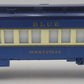 Lionel 6-9539 O Gauge The Blue Comet "Westphal" Pullman Passenger Car EX/Box