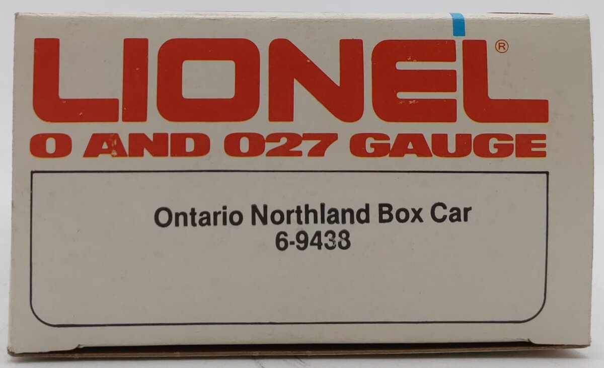 Lionel 6-9438 O Gauge Ontario Northland Box Car NIB