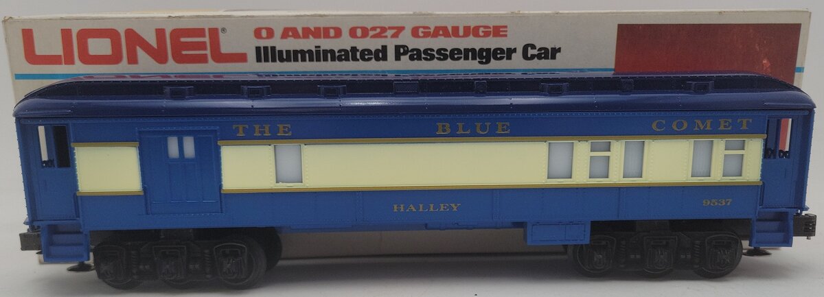 Lionel 6-9537 O Gauge Blue Comet "Halley" Combine Car EX/Box