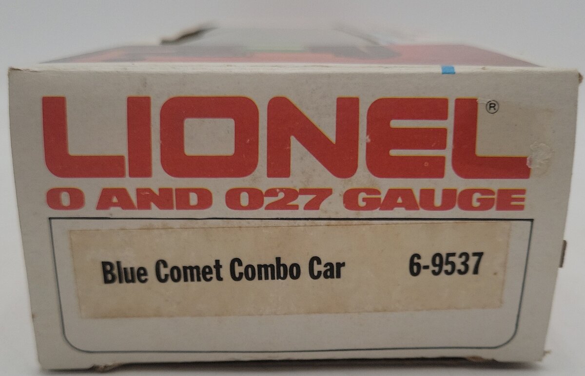 Lionel 6-9537 O Gauge Blue Comet "Halley" Combine Car EX/Box