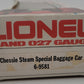 Lionel 6-9581 O Gauge Chessie Steam Special Baggage Car #9581 EX/Box
