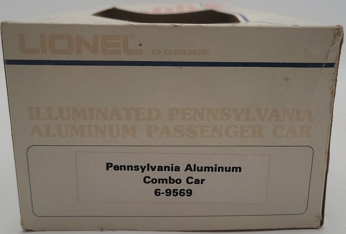 Lionel 6-9569 O Gauge Pennsylvania "Paul Revere" Aluminum Combine Car EX/Box