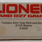 Lionel 6-9880 O Gauge AT&SF Famous American Railroad Refrigerator Car NIB