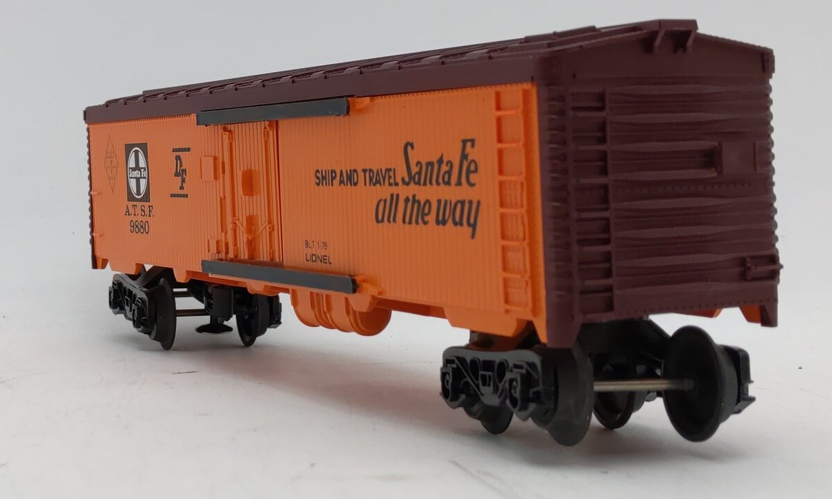 Lionel 6-9880 O Gauge AT&SF Famous American Railroad Refrigerator Car NIB