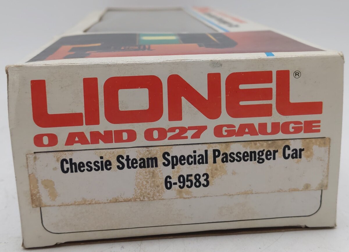 Lionel 6-9583 O Gauge Chessie Steam Special Passenger Car #9583 EX/Box