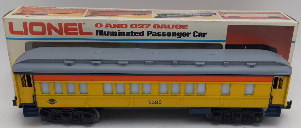 Lionel 6-9583 O Gauge Chessie Steam Special Passenger Car #9583 EX/Box