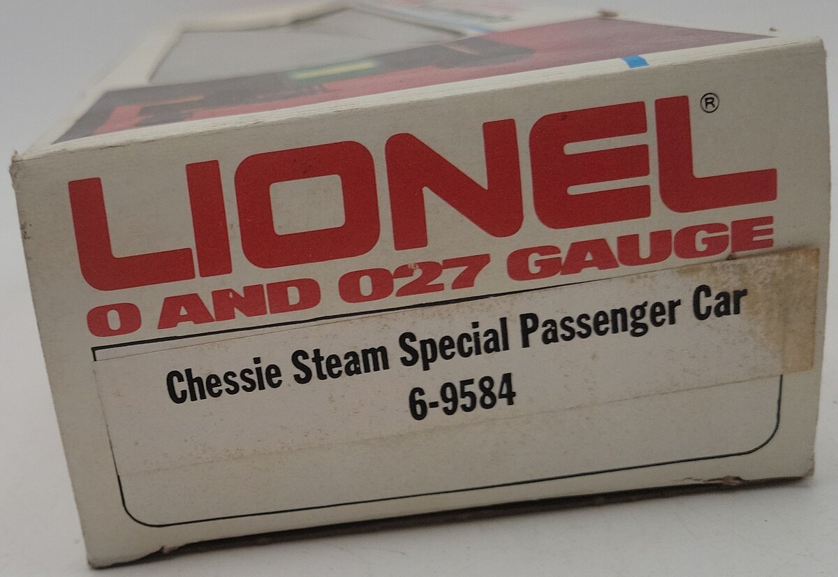 Lionel 6-9584 O Gauge Chessie Steam Special Passenger Car EX/Box