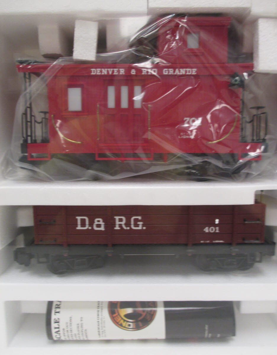 Lionel 8-81000 Gold Rush Special G Gauge Steam Freight Train Set MT/Box