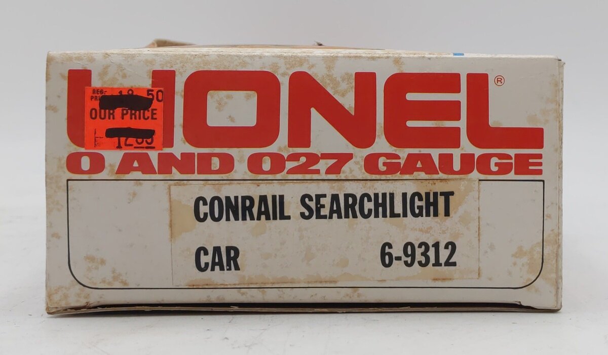 Lionel 6-9312 O Gauge Conrail Searchlight Car LN/Box
