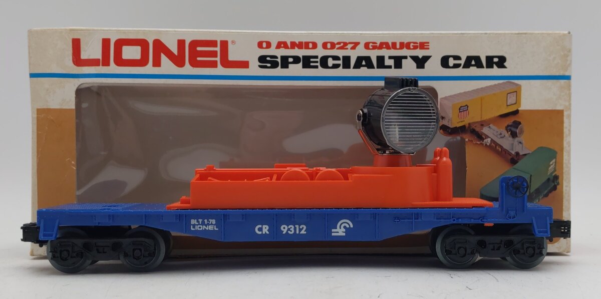Lionel 6-9312 O Gauge Conrail Searchlight Car LN/Box