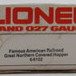 Lionel 6-6102 O Gauge Great Northern 4-Bay Covered Hopper LN/Box
