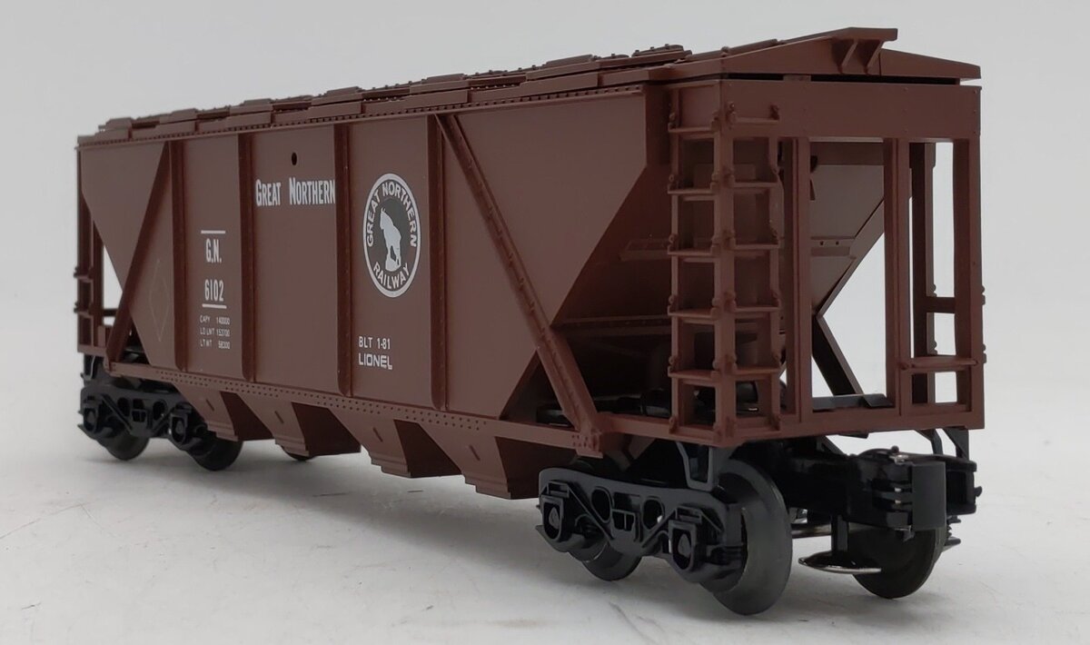 Lionel 6-6102 O Gauge Great Northern 4-Bay Covered Hopper LN/Box Lionel 6-6102 O Gauge Great Northern 4-Bay Covered Hopper LN/Box